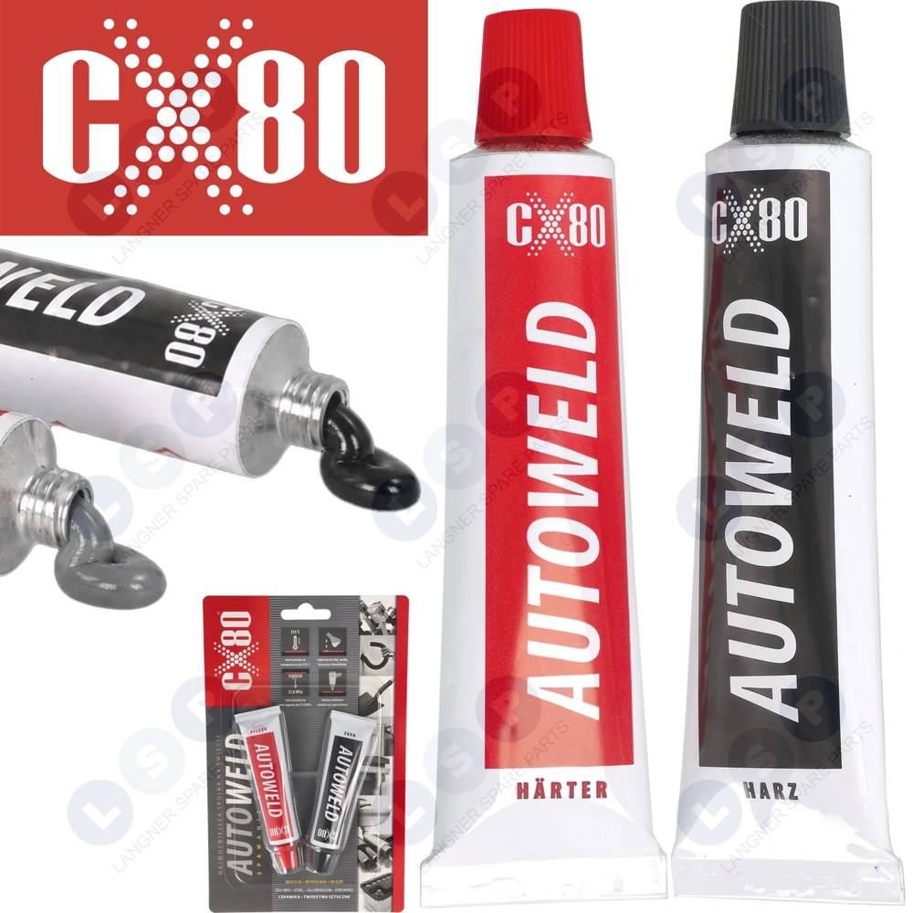 Dvojzložkové lepidlo CX80 AUTOWELD Zváranie za studena 2x27g